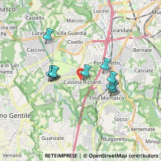 Mappa 22070 Cassina Rizzardi CO, Italia (1.57182)