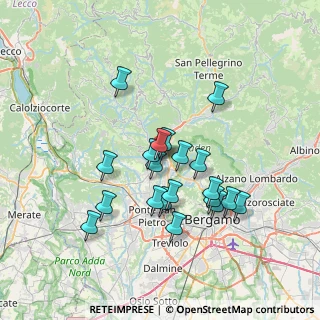 Mappa Via Martiri di Cefalonia, 24031 Almenno San Salvatore BG, Italia (6.211)