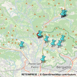 Mappa Via Martiri di Cefalonia, 24031 Almenno San Salvatore BG, Italia (4.44917)