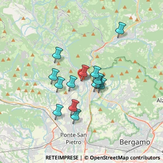 Mappa Via Martiri di Cefalonia, 24031 Almenno San Salvatore BG, Italia (2.77857)