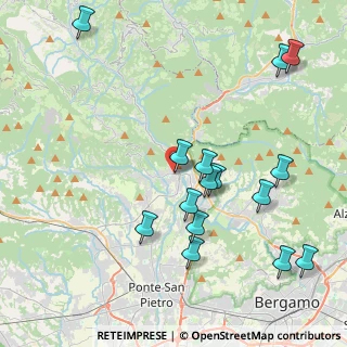 Mappa Via Martiri di Cefalonia, 24031 Almenno San Salvatore BG, Italia (4.526)
