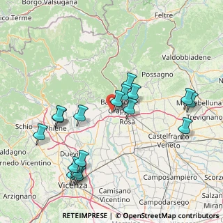 Mappa Via Beato Angelico, 36061 Bassano del Grappa VI, Italia (16.77647)