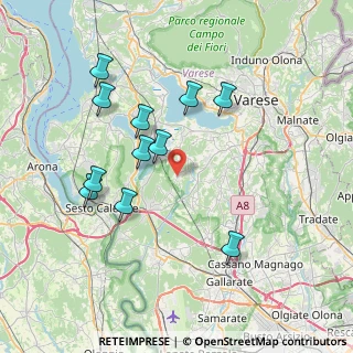 Mappa Via Antonio Gramsci, 21020 Casale Litta VA, Italia (7.34818)
