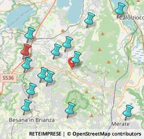 Mappa Via del Pascolo, 23884 Castello di Brianza LC, Italia (4.67571)