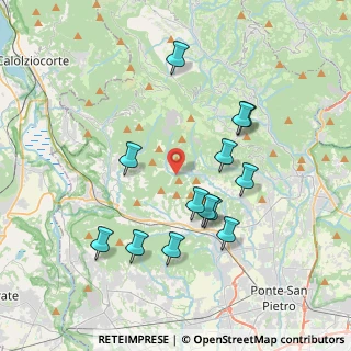 Mappa Via al Borghetto, 24030 Palazzago BG, Italia (3.66)