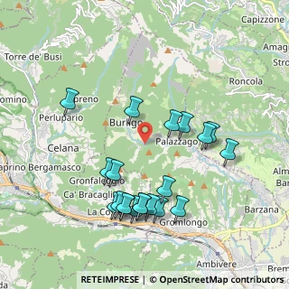 Mappa Via al Borghetto, 24030 Palazzago BG, Italia (1.993)