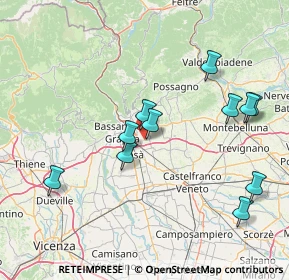 Mappa Via Lanzarini, 36060 Romano D'ezzelino VI, Italia (15.70545)