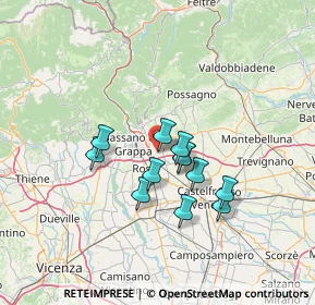 Mappa Via Lanzarini, 36060 Romano D'ezzelino VI, Italia (10.26333)