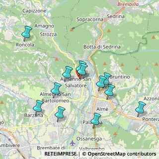 Mappa Via Garibaldi, 24031 Almenno San Salvatore BG, Italia (1.9075)