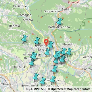 Mappa Via Garibaldi, 24031 Almenno San Salvatore BG, Italia (2.0785)