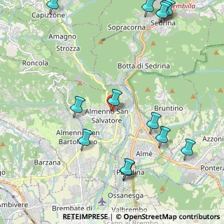 Mappa Via Garibaldi, 24031 Almenno San Salvatore BG, Italia (2.76385)