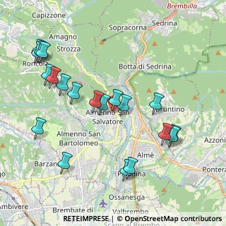 Mappa Via Garibaldi, 24031 Almenno San Salvatore BG, Italia (2.226)