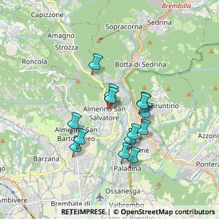 Mappa Via Garibaldi, 24031 Almenno San Salvatore BG, Italia (1.52571)