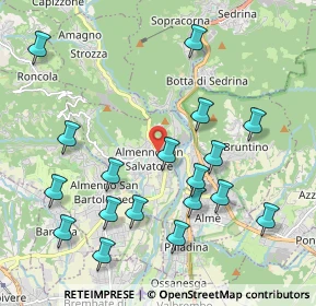 Mappa Via Garibaldi, 24031 Almenno San Salvatore BG, Italia (2.22278)