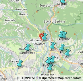 Mappa Via Garibaldi, 24031 Almenno San Salvatore BG, Italia (2.24583)