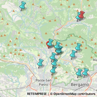 Mappa Via Garibaldi, 24031 Almenno San Salvatore BG, Italia (4.48733)