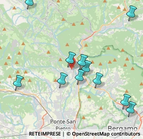 Mappa Via Garibaldi, 24031 Almenno San Salvatore BG, Italia (4.34909)