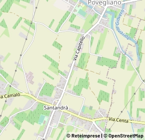 Mappa Via Capitello, 31050 Povegliano TV, Italia (0.54231)