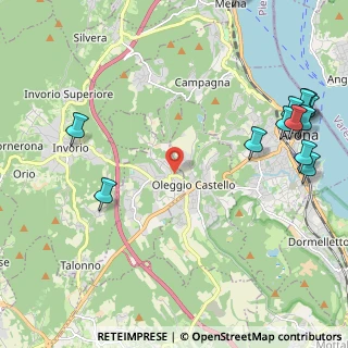 Mappa Via Oleggio Castello, 28040 Paruzzaro NO, Italia (3.09571)