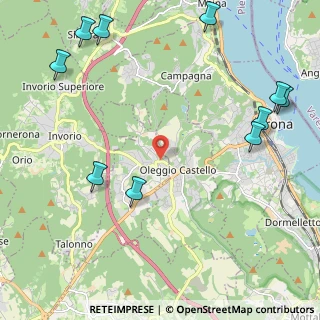 Mappa Via Oleggio Castello, 28040 Paruzzaro NO, Italia (3.08545)