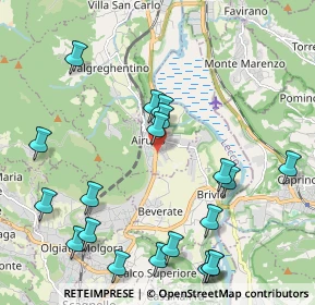 Mappa SP72, 23881 Airuno LC, Italia (2.439)