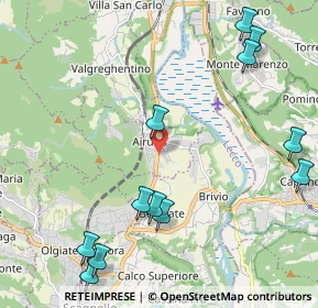 Mappa SP72, 23881 Airuno LC, Italia (2.68)