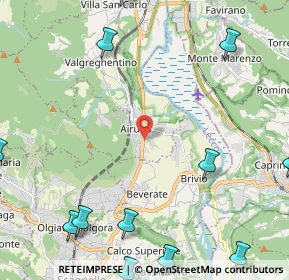 Mappa SP72, 23881 Airuno LC, Italia (3.36333)