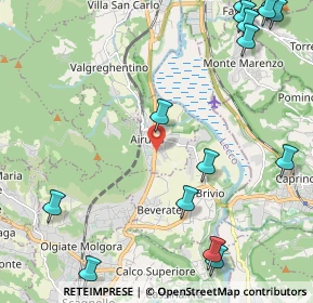 Mappa SP72, 23881 Airuno LC, Italia (3.10333)