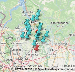 Mappa SP72, 23881 Airuno LC, Italia (9.067)