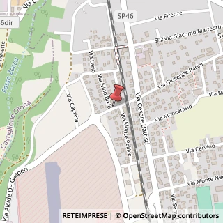 Mappa Via Alcide De Gasperi,  11, 21040 Venegono Superiore, Varese (Lombardia)
