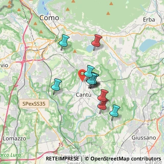 Mappa Via Tito Speri, 22063 Cantù CO, Italia (2.50455)