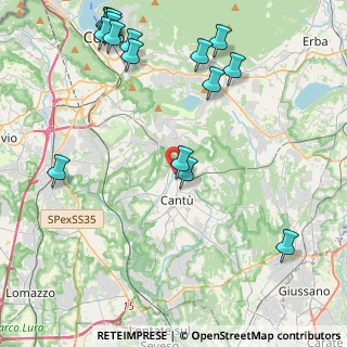 Mappa Via Tito Speri, 22063 Cantù CO, Italia (5.50813)