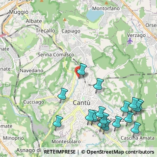 Mappa Via Tito Speri, 22063 Cantù CO, Italia (2.87824)