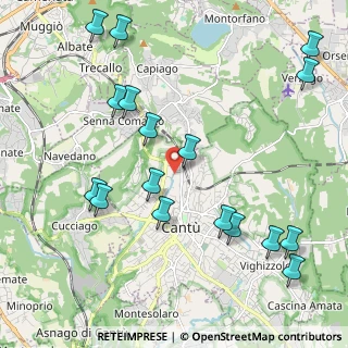 Mappa Via Tito Speri, 22063 Cantù CO, Italia (2.45353)