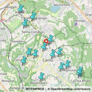 Mappa Via Tito Speri, 22063 Cantù CO, Italia (2.44267)
