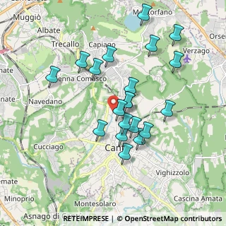 Mappa Via Tito Speri, 22063 Cantù CO, Italia (1.6775)