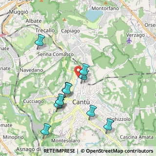 Mappa Via Tito Speri, 22063 Cantù CO, Italia (1.99273)