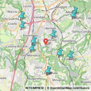 Mappa Via Caio Plinio, 22070 Casnate Con Bernate CO, Italia (2.43909)