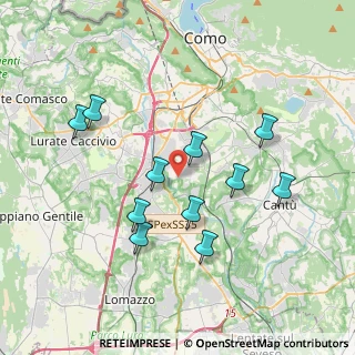 Mappa Via Caio Plinio, 22070 Casnate Con Bernate CO, Italia (3.55091)