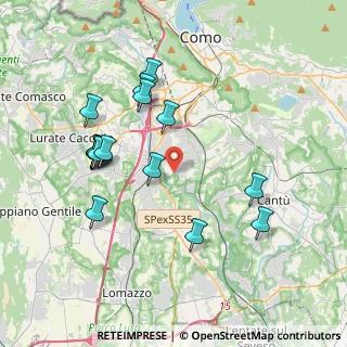 Mappa Via Caio Plinio, 22070 Casnate Con Bernate CO, Italia (3.85438)