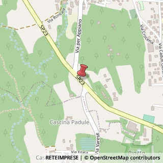 Mappa Via Lomazzo-Bizzarone, 9, 22070 Oltrona di San Mamette, Como (Lombardia)