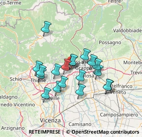 Mappa Via Gianni Cecchini, 36063 Marostica VI, Italia (11.54)