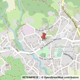 Mappa Via Alessandro Manzoni, 33, 24031 Almenno San Salvatore BG, Italia, 24031 Almenno San Salvatore, Bergamo (Lombardia)