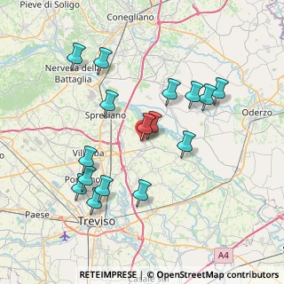Mappa Viale Caccianiga, 31052 Maserada Sul Piave TV, Italia (7.415)