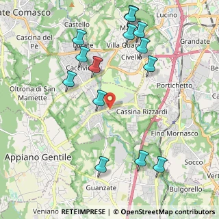 Mappa Via Giuseppe Verdi, 22070 Bulgarograsso CO, Italia (2.365)