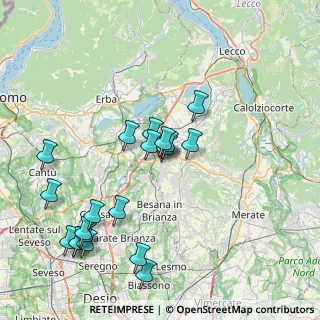 Mappa Via Villanuova, 23892 Bulciago LC, Italia (8.493)