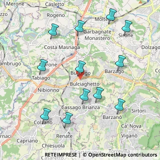 Mappa Via Villanuova, 23892 Bulciago LC, Italia (2.28)