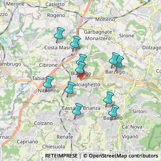 Mappa Via Villanuova, 23892 Bulciago LC, Italia (1.65273)