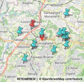 Mappa Via Villanuova, 23892 Bulciago LC, Italia (1.81429)