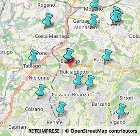 Mappa Via Villanuova, 23892 Bulciago LC, Italia (2.34563)